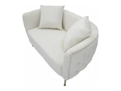 Sofá| Sofá Bucareste Creme 127X74X73cm Branco