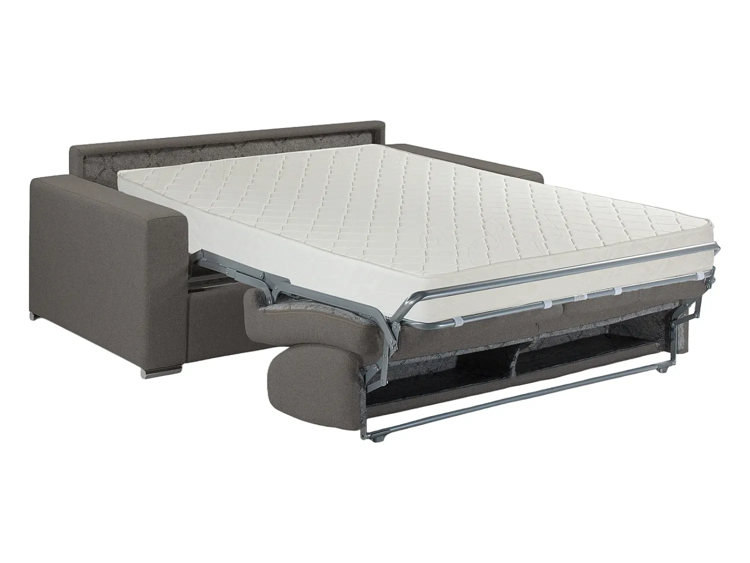 Vente-unique Sofá cama 3 lugares colchão de 22 cm tecido CALITO^ Sofá