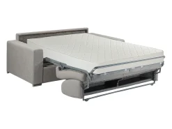 Vente-unique Sofá cama 2 lugares colchão de 22 cm tecido CALITO^ Sofá