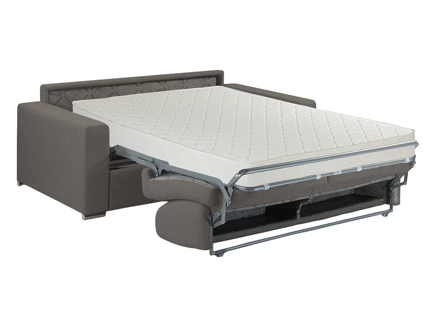 Vente-unique Sofá cama 2 lugares colchão de 18 cm tecido CALITO^ Sofá