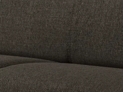 Vente-unique Sofá cama 3 lugares rapidamente convertível em tecido Cinza VIZIR^ Sofá