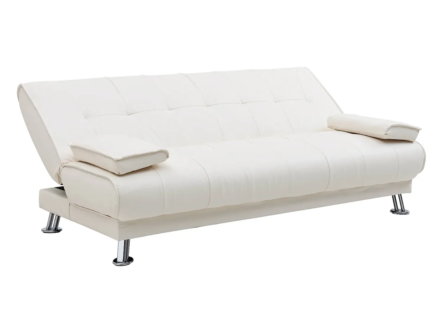 Best Vente-unique Sofá cama clic clac cor MAXIME II Branco