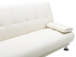 Best Vente-unique Sofá cama clic clac cor MAXIME II Branco