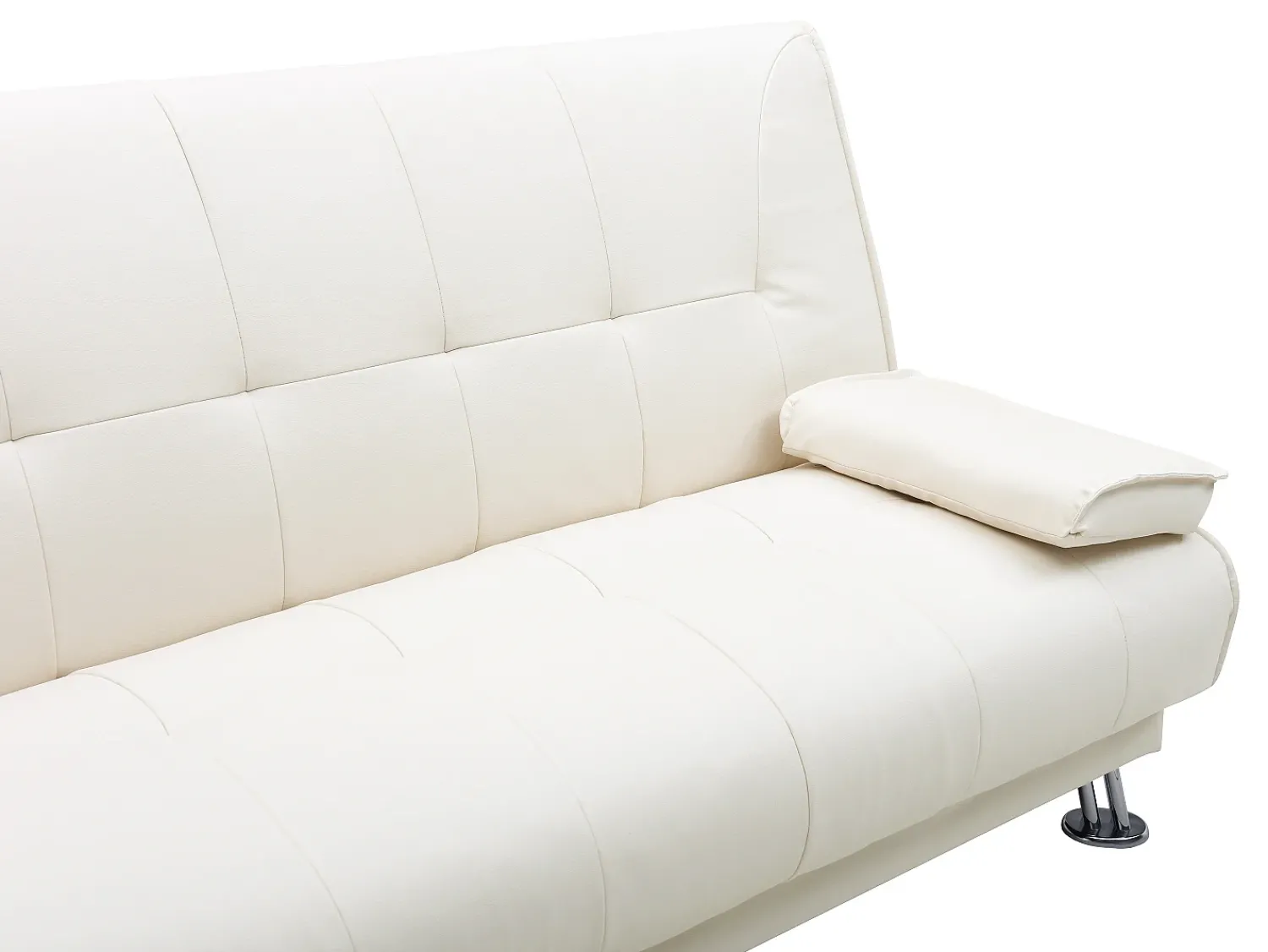 Best Vente-unique Sofá cama clic clac cor MAXIME II Branco
