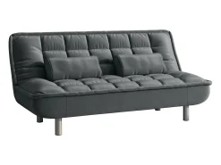 Sofá|Vente-unique Sofá cama clic clac e cor MISHAN Cinzento
