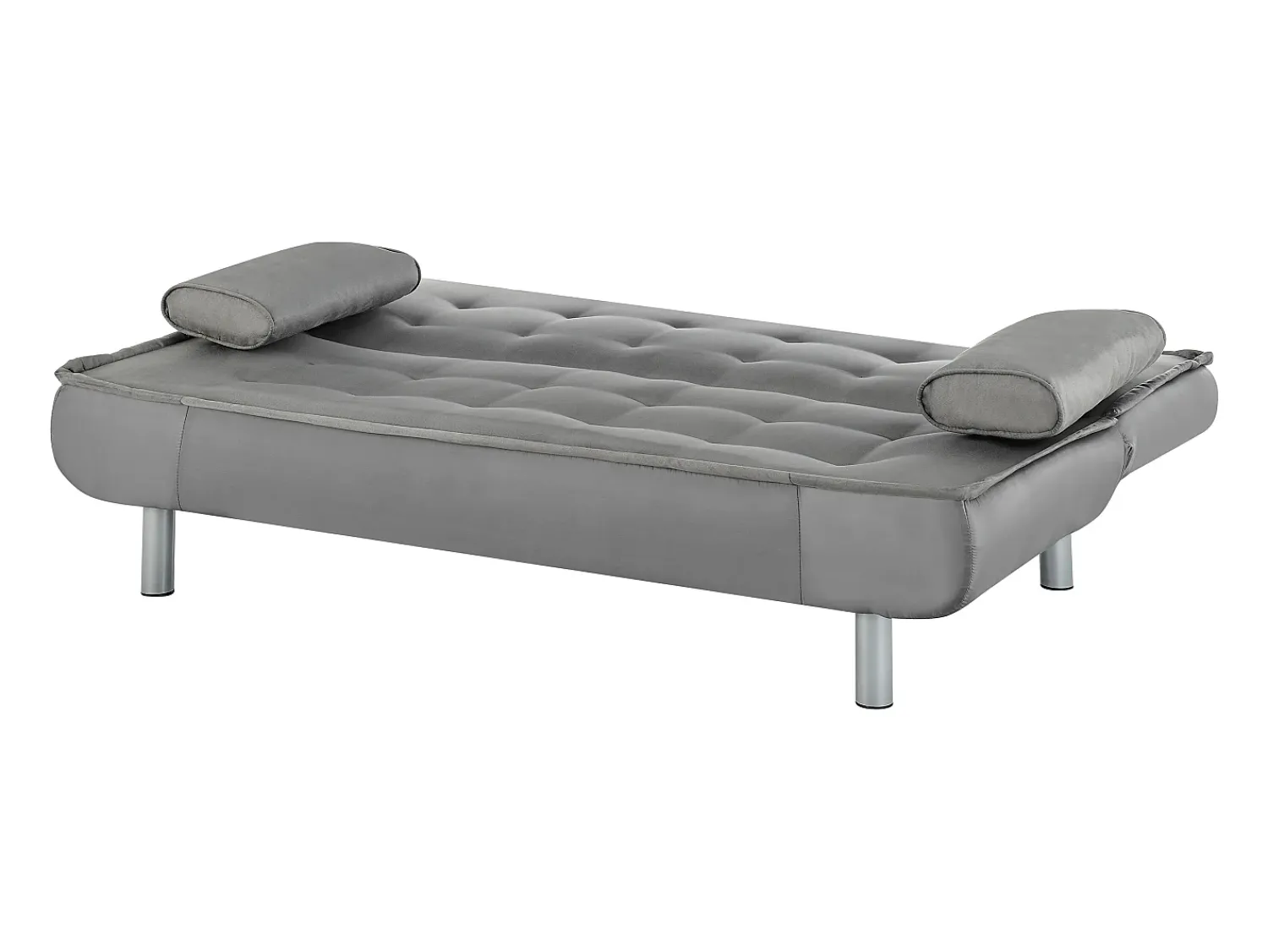 Sofá|Vente-unique Sofá cama clic clac e cor MISHAN Cinzento