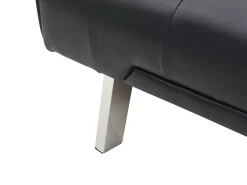 Sofá*Vente-unique Sofá cama clic clac em pele sintética - GUILLAUME Preto