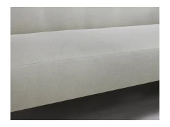 Sofá*Concept-Usine Sofá Cama Conversível Escandinavo 3 Lugares MALMO Veludo Azul Noite Bege
