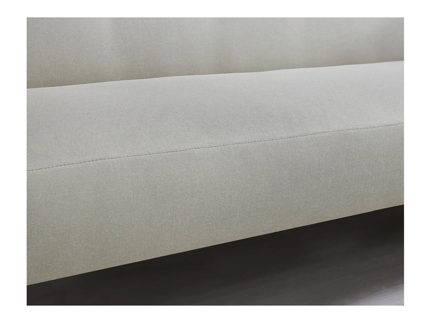 Sofá*Concept-Usine Sofá Cama Conversível Escandinavo 3 Lugares MALMO Veludo Azul Noite Bege