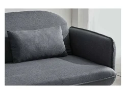 Hot Concept-Usine Sofá Cama Conversível Escandinavo 3 Lugares Cinza SOTCHI - Estilo Moderno e Tendência Cinzento