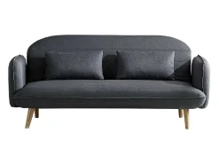 Hot Concept-Usine Sofá Cama Conversível Escandinavo 3 Lugares Cinza SOTCHI - Estilo Moderno e Tendência Cinzento