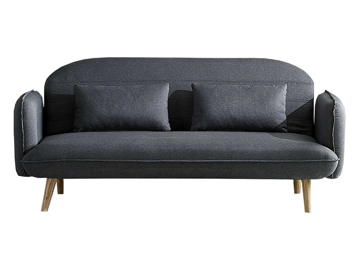 Hot Concept-Usine Sofá Cama Conversível Escandinavo 3 Lugares Cinza SOTCHI - Estilo Moderno e Tendência Cinzento