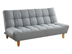 Best Vente-unique Sofá cama de 3 lugares em tecido - ESTEBAN Cinzento