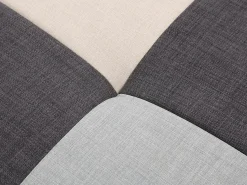 Sofá*Vente-unique Sofá cama de canto esquerdo em tecido cinzento ROMANE Cinzento claro / Cinza antracite