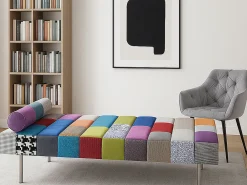 Sofá Cama Hilton (Tecido Patchwork)^ Sofá