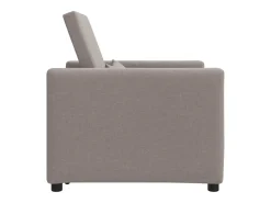 New Sofá cama single Cinzento-acastanhado 90x165x87 cm tecido SHL546617 Taupe