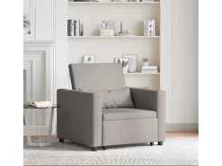 New Sofá cama single Cinzento-acastanhado 90x165x87 cm tecido SHL546617 Taupe