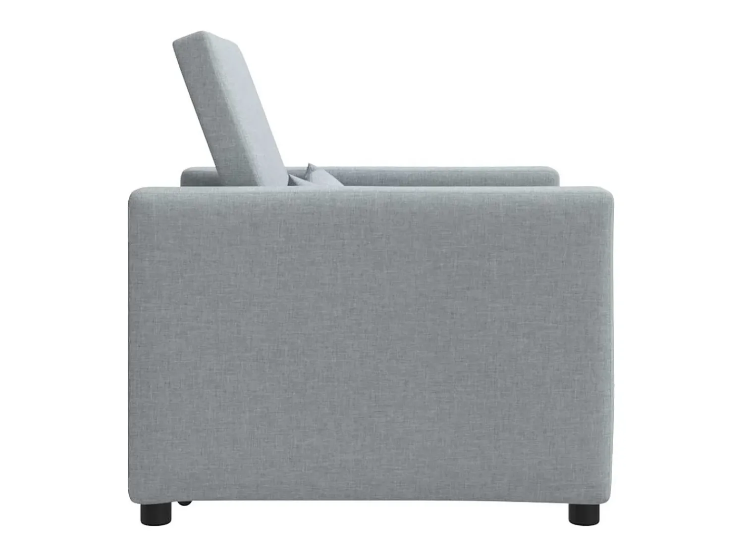 Outlet Sofá cama single Cinzento-claro 90x165x87 cm tecido SHL206923 Cinzento claro