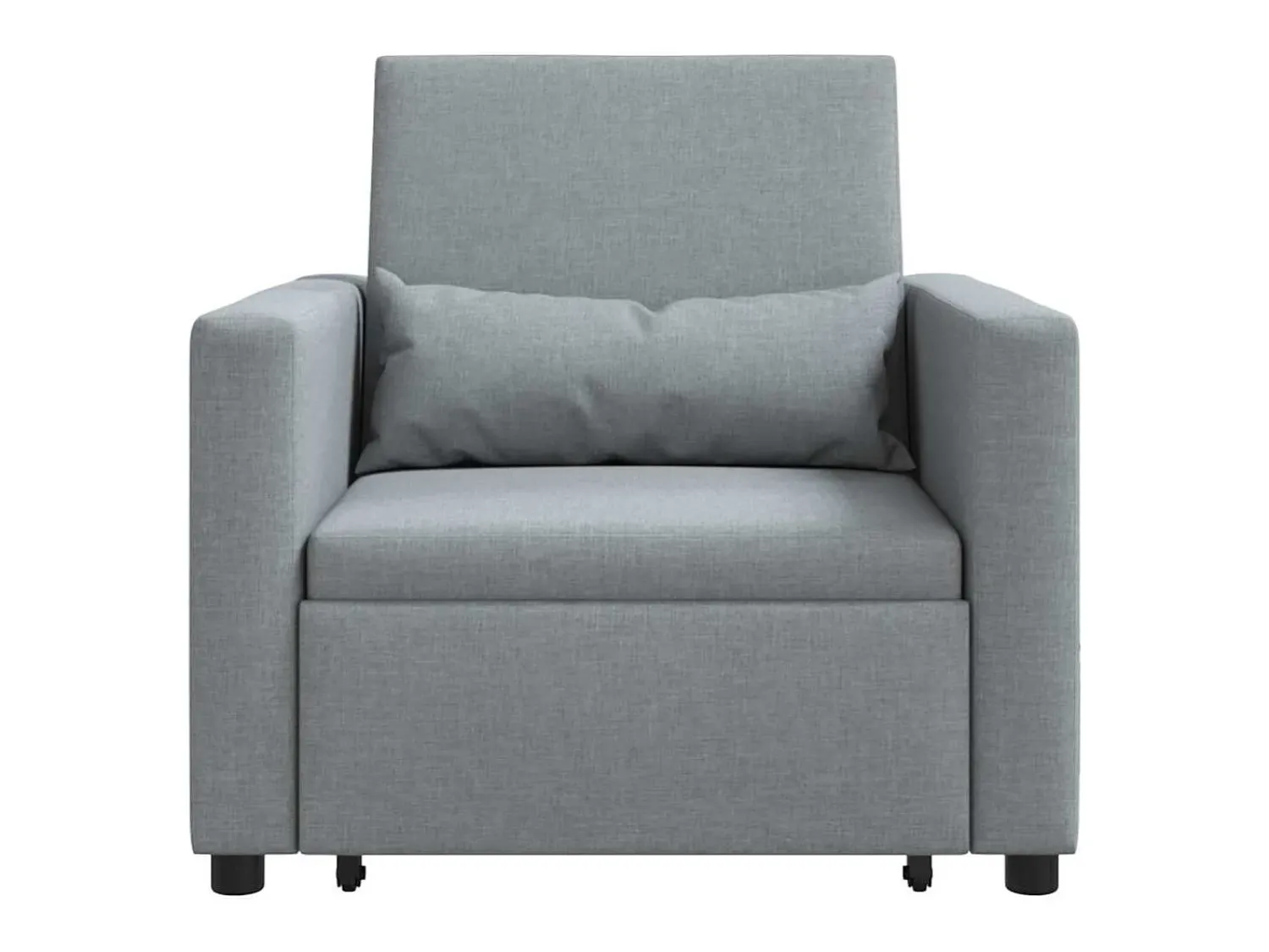 Outlet Sofá cama single Cinzento-claro 90x165x87 cm tecido SHL206923 Cinzento claro