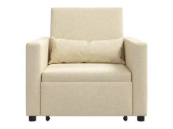 Sofá cama single com rodas 90x165x87 cm tecido SHL225422^ Poltrona