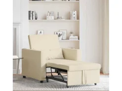 Sofá cama single com rodas 90x165x87 cm tecido SHL225422^ Poltrona