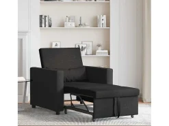 Sofá cama single com rodas 90x165x87 cm tecido SHL709150^ Poltrona