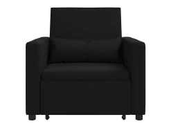 Sofá cama single com rodas 90x165x87 cm tecido SHL709150^ Poltrona