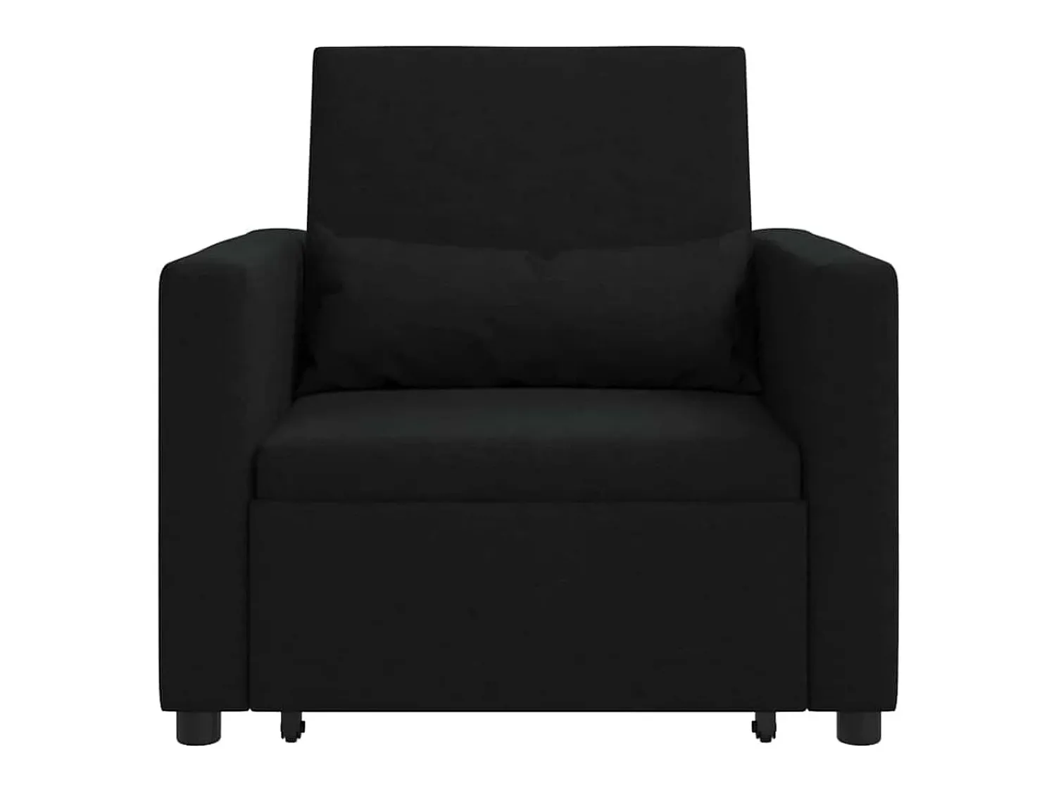 Sofá cama single com rodas 90x165x87 cm tecido SHL709150^ Poltrona