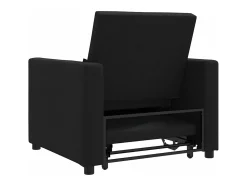 Sofá cama single com rodas 90x165x87 cm tecido SHL709150^ Poltrona