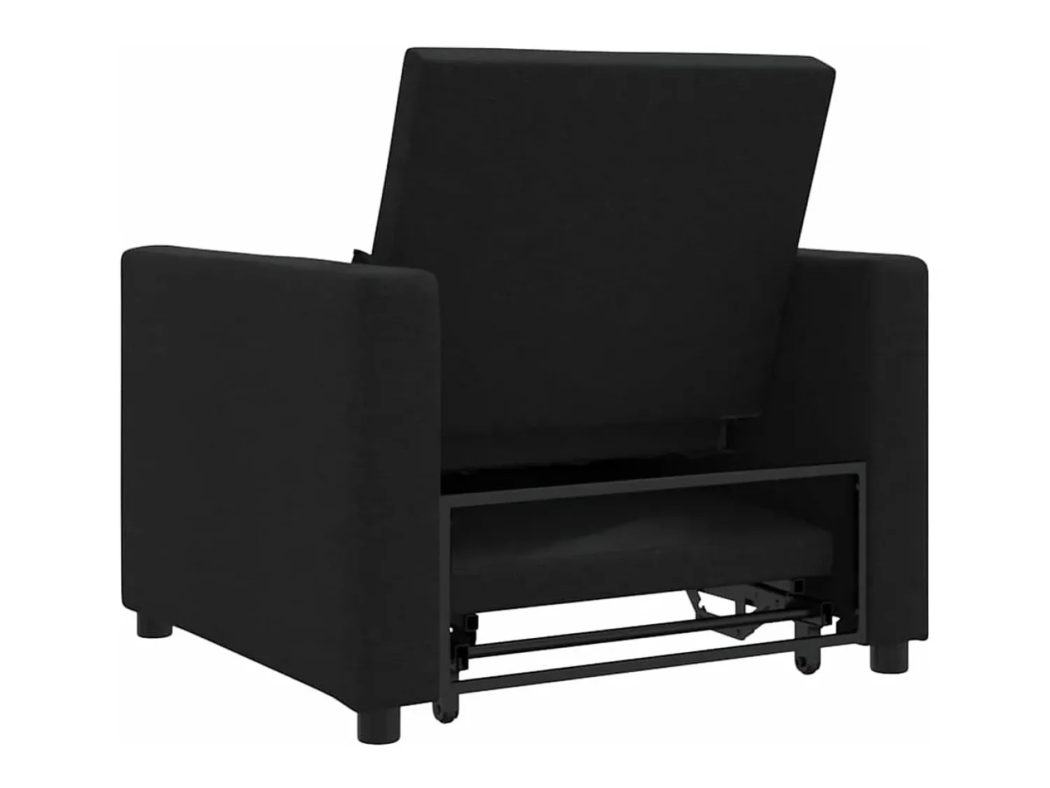 Sofá cama single com rodas 90x165x87 cm tecido SHL709150^ Poltrona