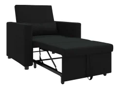 Sofá cama single com rodas 90x165x87 cm tecido SHL709150^ Poltrona