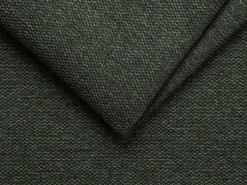 Best Vente-unique Sofá canto convert. abert. Ráp. tecido , cama ripas largas 160cm e colchão 18cm Verde pinho