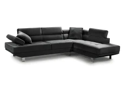 Sofá*Saldosystocks Sofá Chaise Longue de Canto Daniela 262cm Cinzento