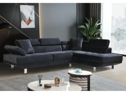 Saldosystocks Sofá Chaise Longue de Canto Daniela 262cm , Chaise Direita^ Sofá