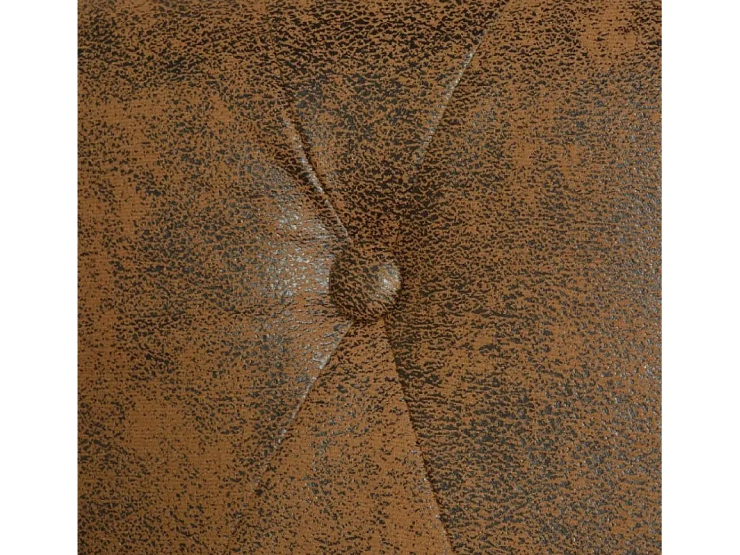 Sofá*Helloshop26 Sofá Chesterfield de 3 lugares em couro sintético marrom 02_0020863 Castanho