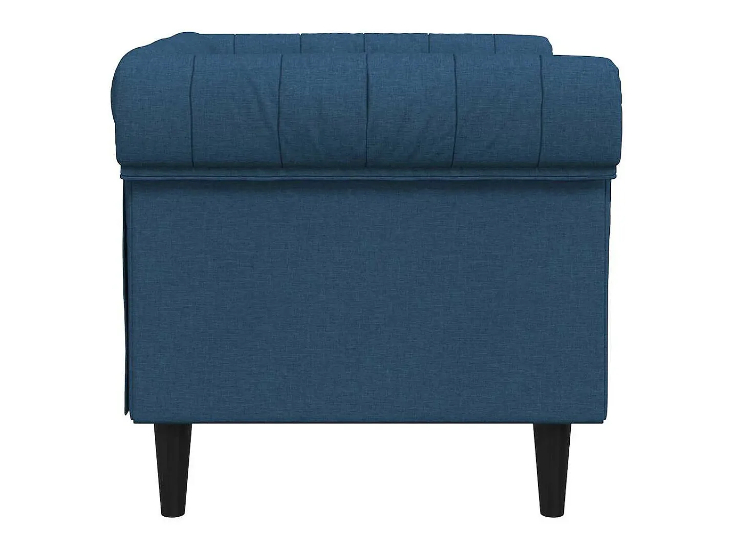 vidaxl Sofá chesterfield tecido^ Poltrona