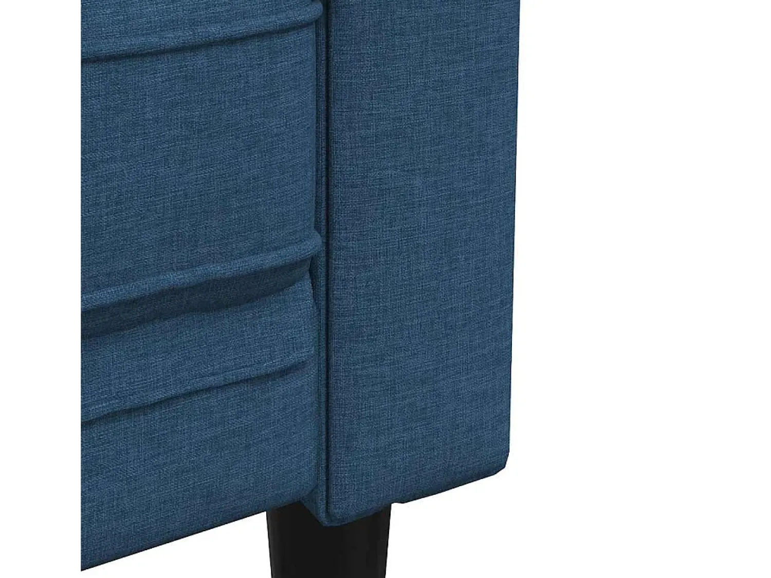 vidaxl Sofá chesterfield tecido^ Poltrona