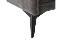 Sofá| Sofá de 2 lugares - com compartimentos laterais para arrumação e suporte para telemóvel - chenille - para sala de estar e quarto Cinzento