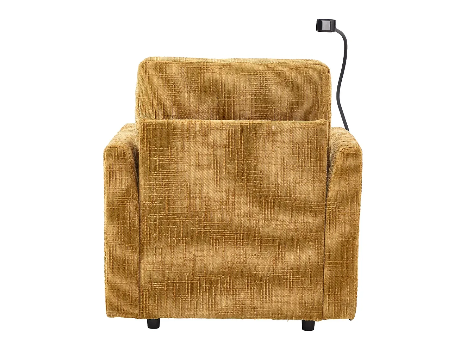 Hauss Spole Sofá com 2 bolsos laterais e espaço para arrumação - Tecido chenille -^ Sofá