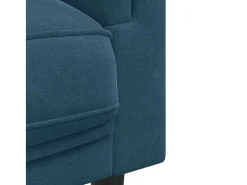 Sofá|vidaxl Sofá com almofadões 3 lugares veludo Azul