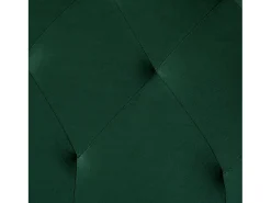 Clearance ModernLuxe Sofá contemporâneo 2 lugares - Veludo - Encosto ajustável em 3 níveis - Verde