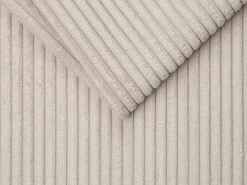 Vente-unique Sofá convertível 160 cm veludo canelado assento memória de forma ripas largas 14 cm LORETO^ Sofá