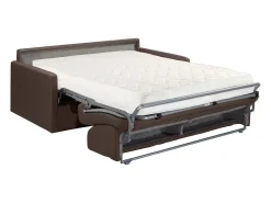 Vente-unique Sofá convertível abertura rápida tecido assento memória de forma 140 cm colchão 18 cm CALIFE^ Sofá