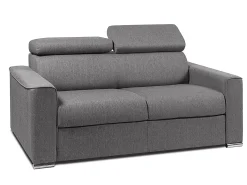 Vente-unique Sofá convertível abertura rápida tecido assento memória de forma 120 cm colchão 14 cm VIZIR^ Sofá