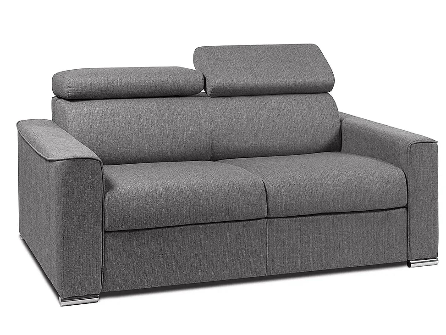 Vente-unique Sofá convertível abertura rápida tecido assento memória de forma 120 cm colchão 14 cm VIZIR^ Sofá