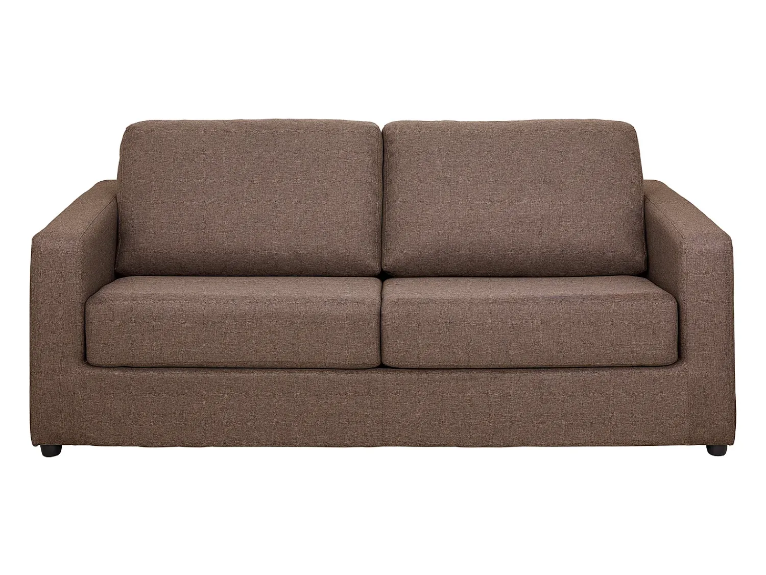 Vente-unique Sofá convertível abertura rápida tecido cama 140 cm e colchão 14 cm DONETO^ Sofá
