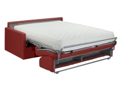 Vente-unique Sofá convertível abertura rápida em tecido assento com assento de memória de forma 120 cm colchão 22 cm CALIFE^ Sofá