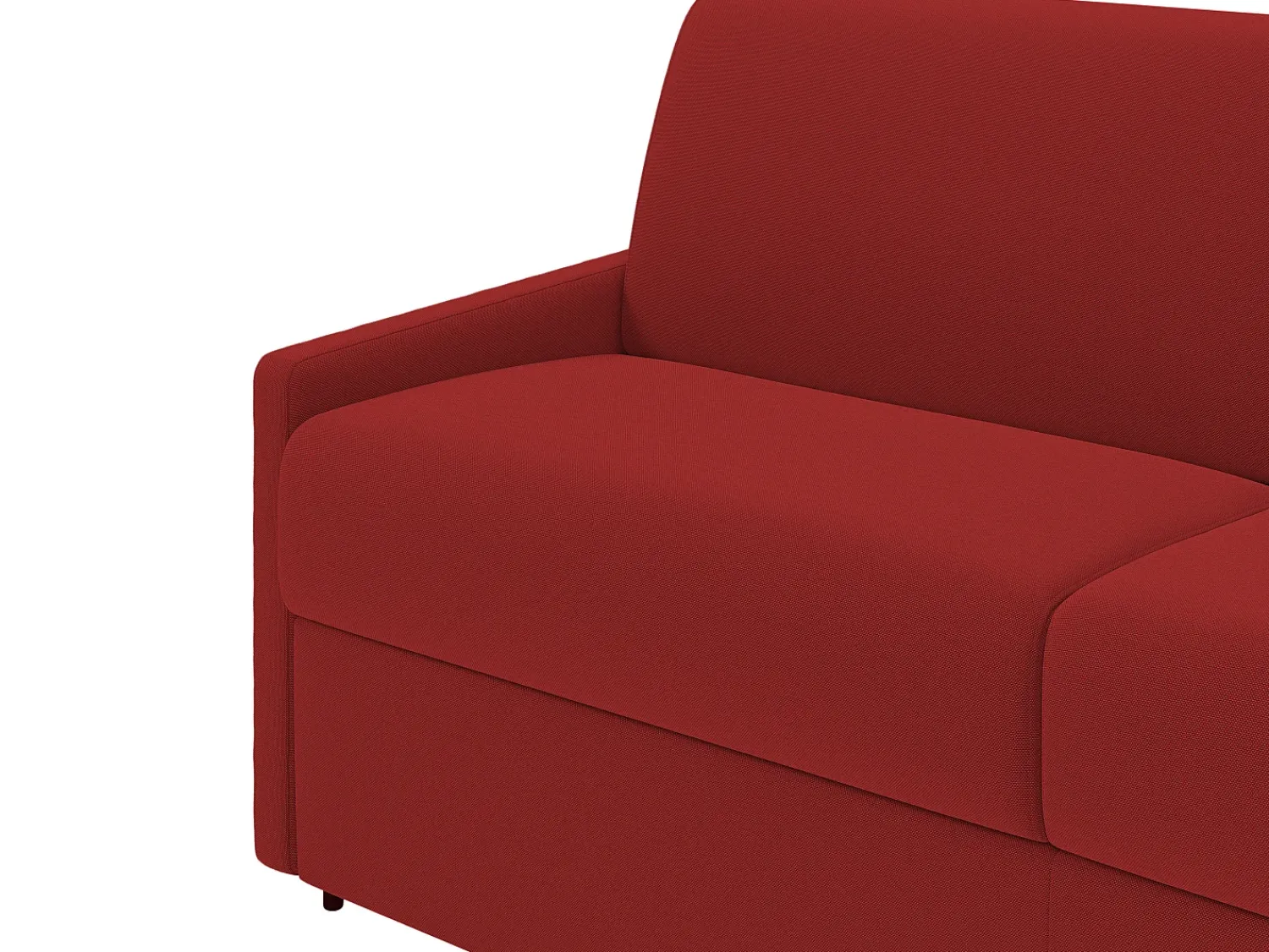 Vente-unique Sofá convertível abertura rápida em tecido assento com assento de memória de forma 120 cm colchão 22 cm CALIFE^ Sofá