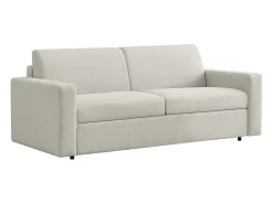 Online Habitat et jardin Sofá convertível "Diana" Express em tecido - Zona para dormir de 140 cm - 3 lugares - Bege