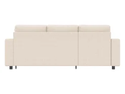 Sofá|Hauss Spole Sofá convertível em L de 3 lugares com função de cama - Chaise longue com espaço de arrumação - Linho Bege